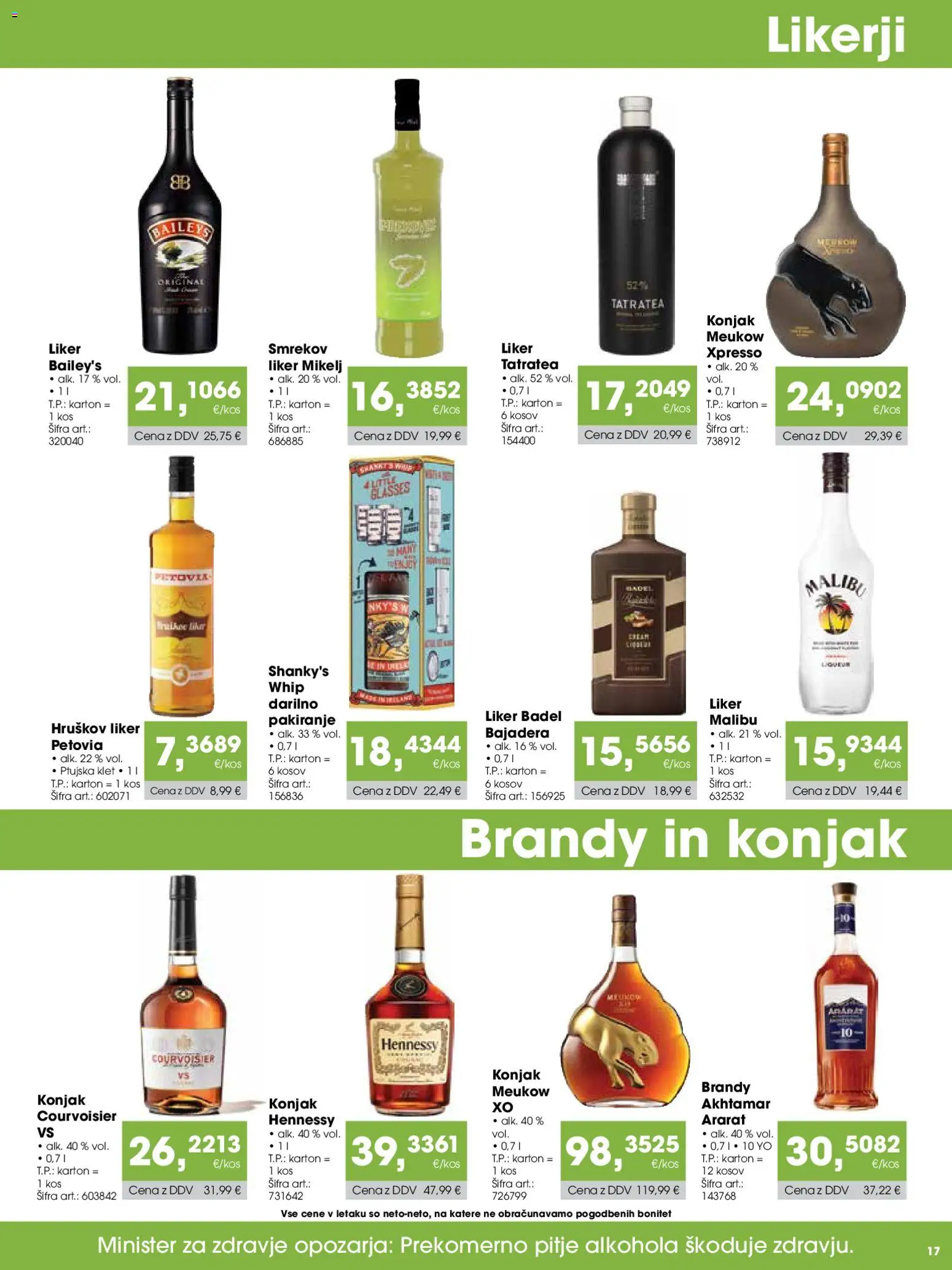 Novi Tuš katalog ponudbe – veljaven od 15.05.2026 | Stran: 17