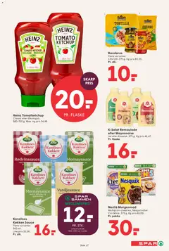 Spar - Tilbudsavis uge 21 gyldig fra 15.05.2026 | Side: 18 | Produkter: Chips, Rødvinssauce, Remoulade, Carpete