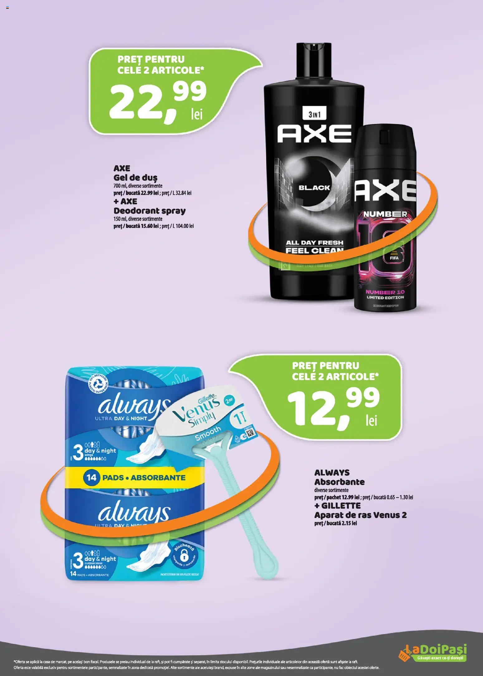 Noul catalog LaDoiPași – valabil de la 01.09.2026 | Pagină: 13 | Produse: Clean, Aplică, Aparat, Deodorant