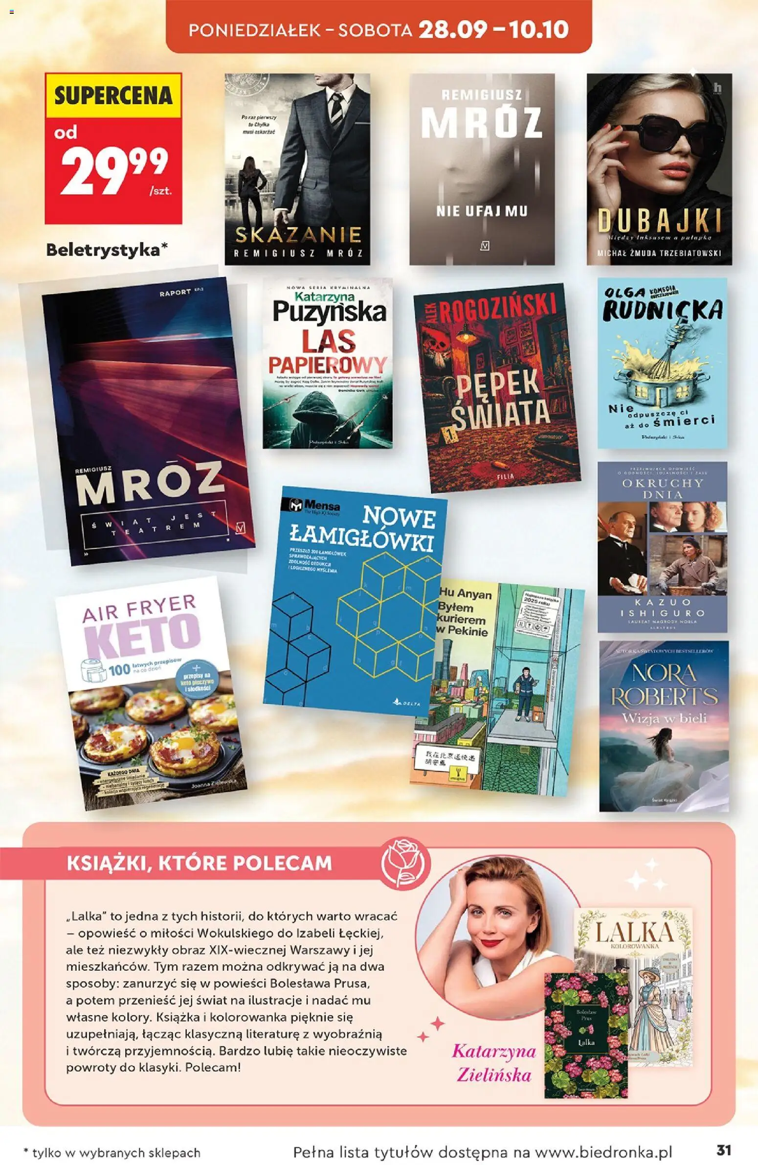Biedronka Polsko leták - Hity i inspiracje od 28.09.2026 | Strana: 31