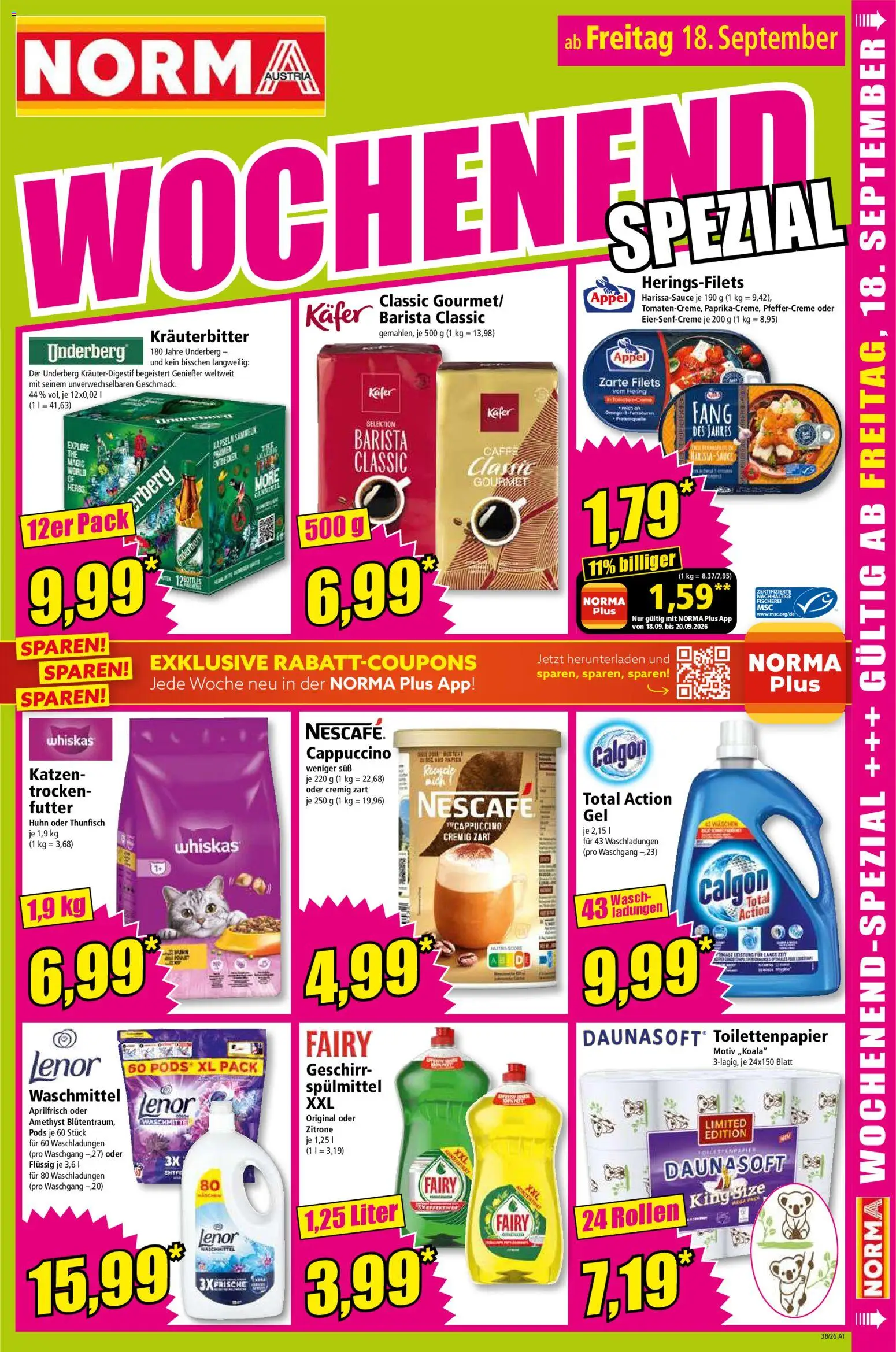 Norma Flugblatt gültig ab 14.09.2026 | Seite: 17 | Produkte: Zitrone, Waschmittel