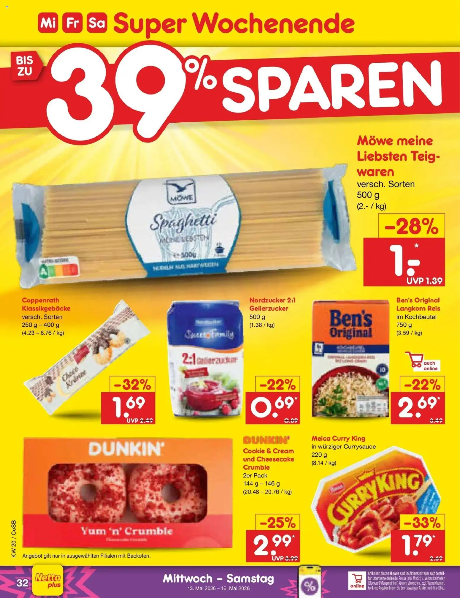 Netto Marken-Discount Prospekt Bitterfeld-Wolfen	 – gültig ab 10.05.2026 | Seite: 41 | Produkte: Gelierzucker, Meica, Reis
