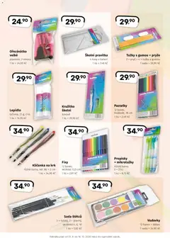 Náhled letáku Coop leták - Hity škola + podzim od 21.08.2026 | Strana: 3 | Produkty: Pastelky, Ořezávátko, Barvy, Štětec