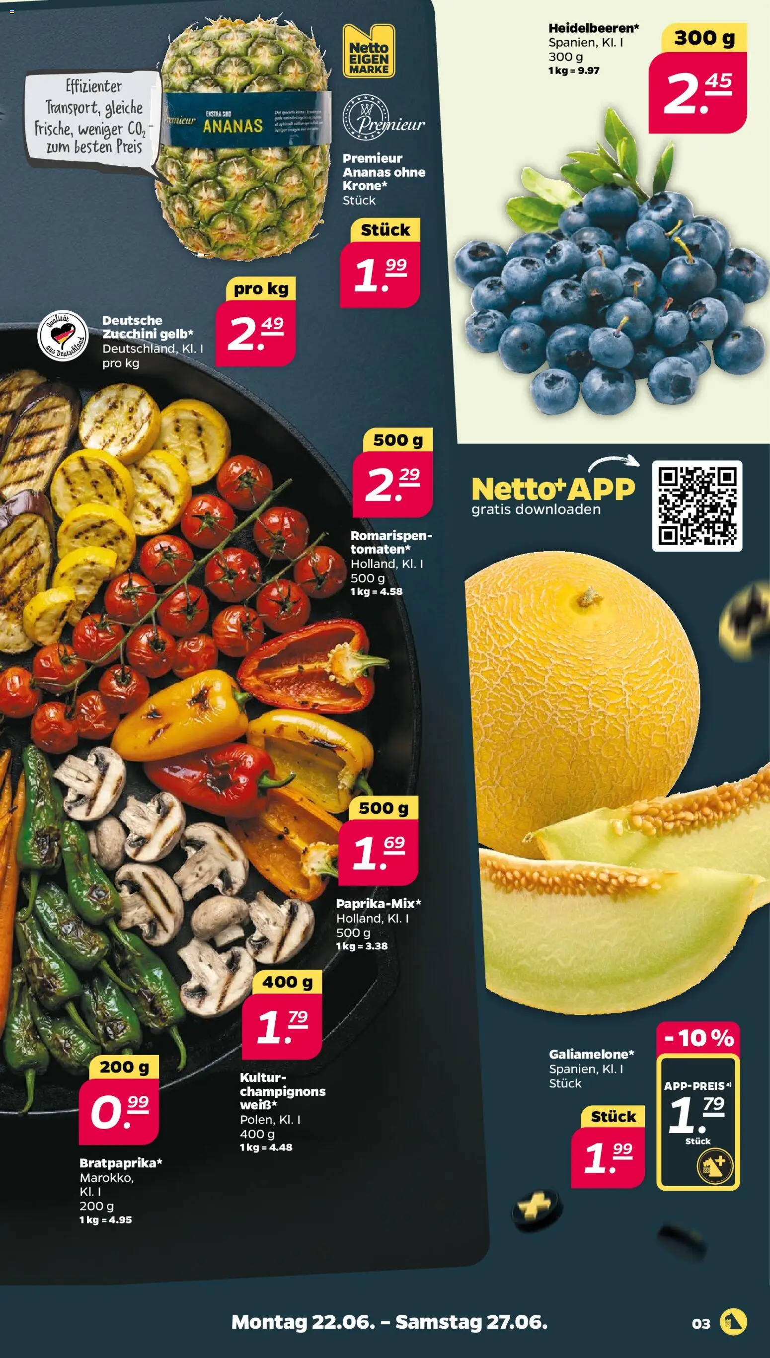 Netto Prospekt | 22.06.2026 | Wie erhält man einen begrenzten Rabatt? | Deutschland