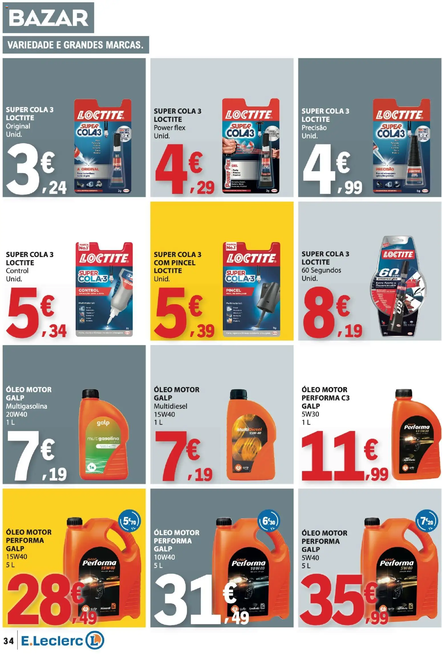 E.Leclerc folheto │ válido de 11.06.2026 | Página: 34 | Produtos: Pincel, Óleo