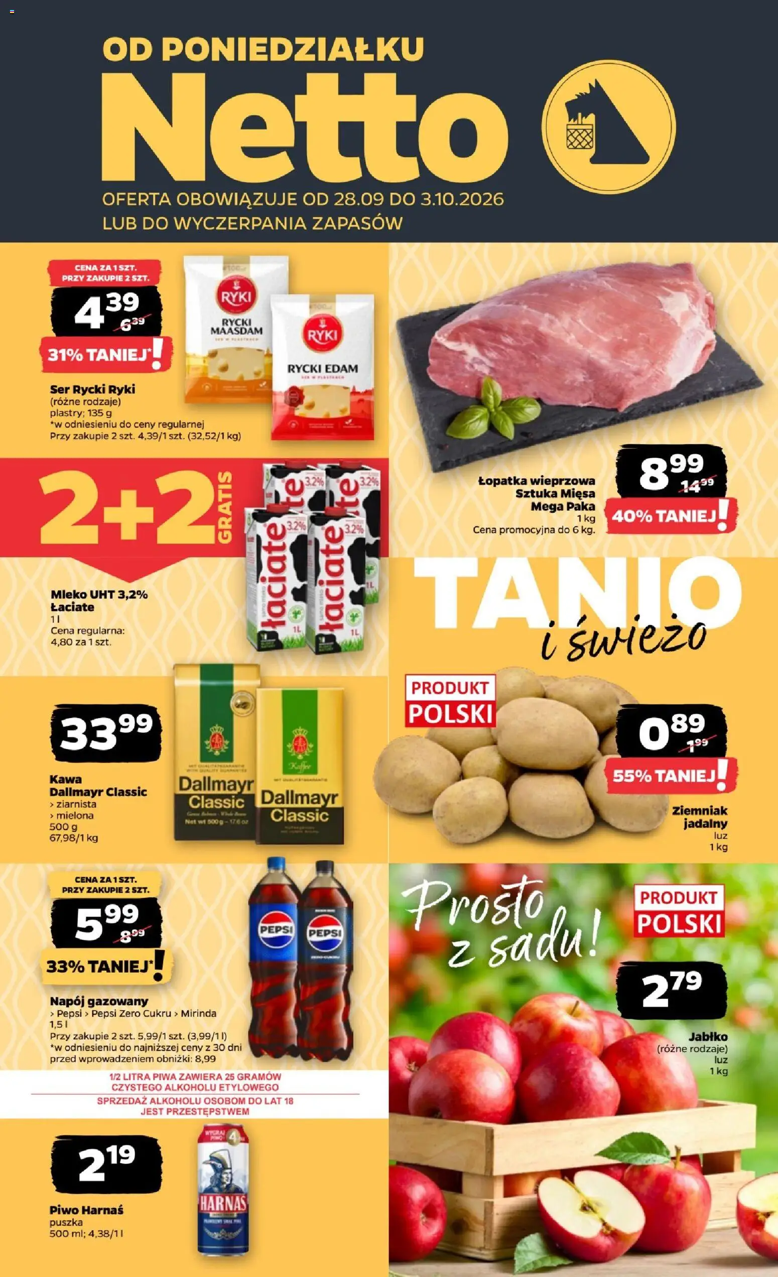 Netto gazetka od poniedziałku od 28.09.2026 | Strona: 1