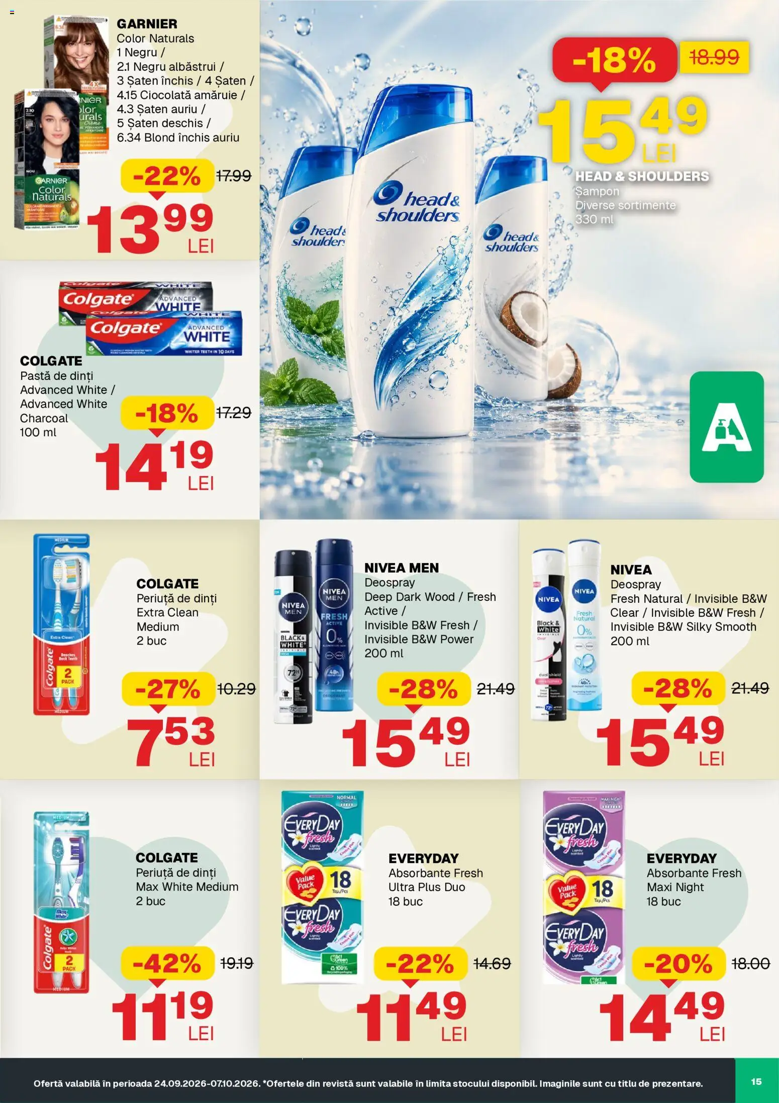 Noul catalog Annabella – valabil de la 24.09.2026 | Pagină: 15 | Produse: Clean, Deodorant, Power, Black