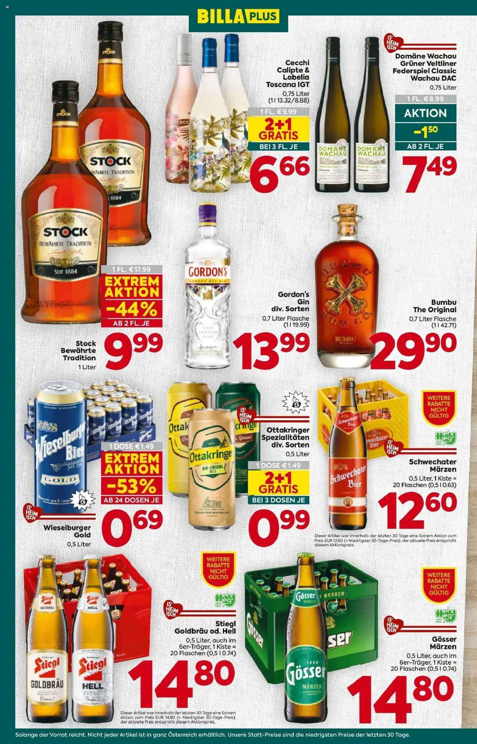 Billa Plus Flugblatt - Burgenland von 06.08.2026 - Aktuelle Angebote | Seite: 14 | Produkte: Bier
