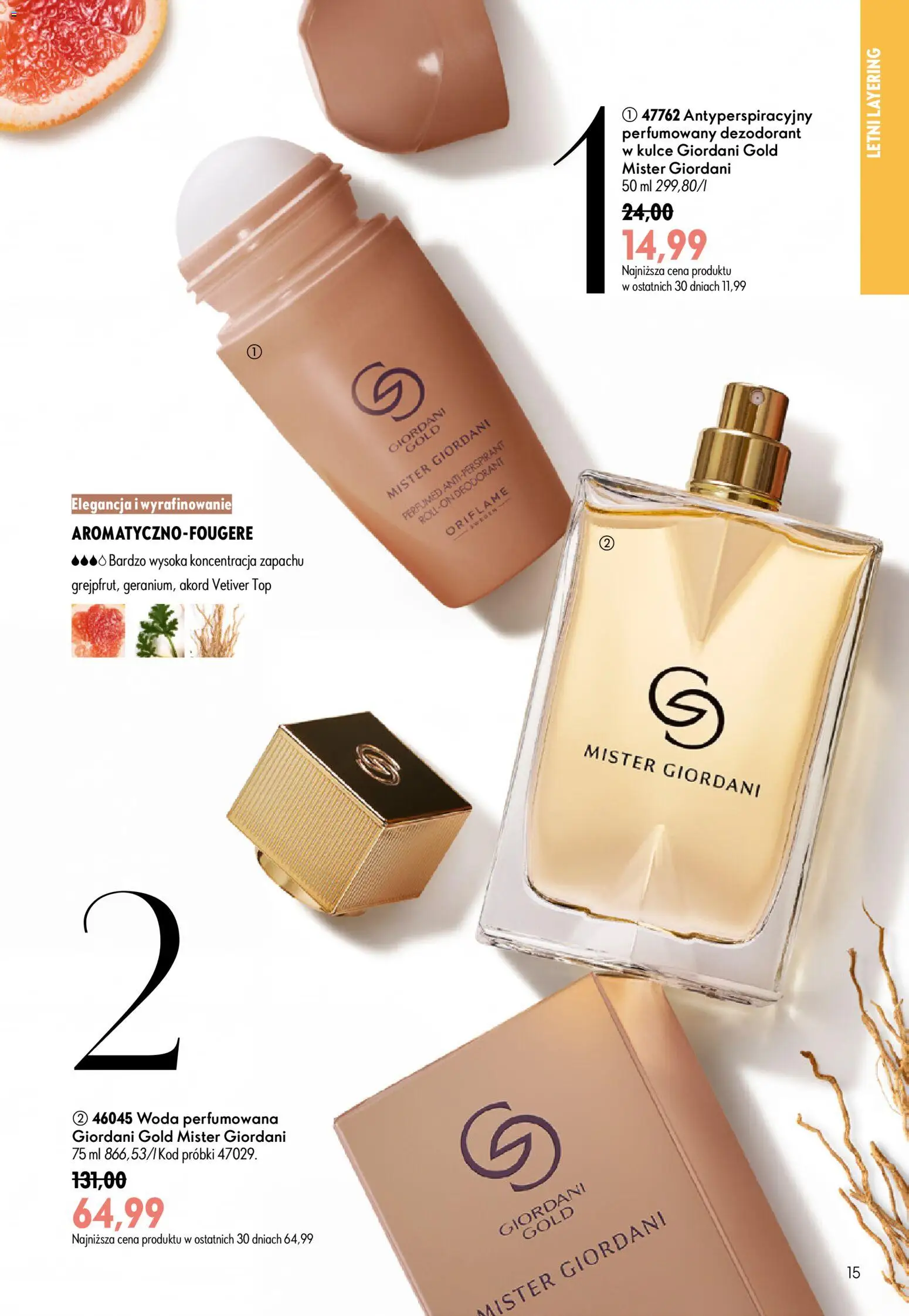 Oriflame Katalog 9 2026 od 17.06.2026 | Strona: 15 | Produkty: Top, Dezodorant, Woda
