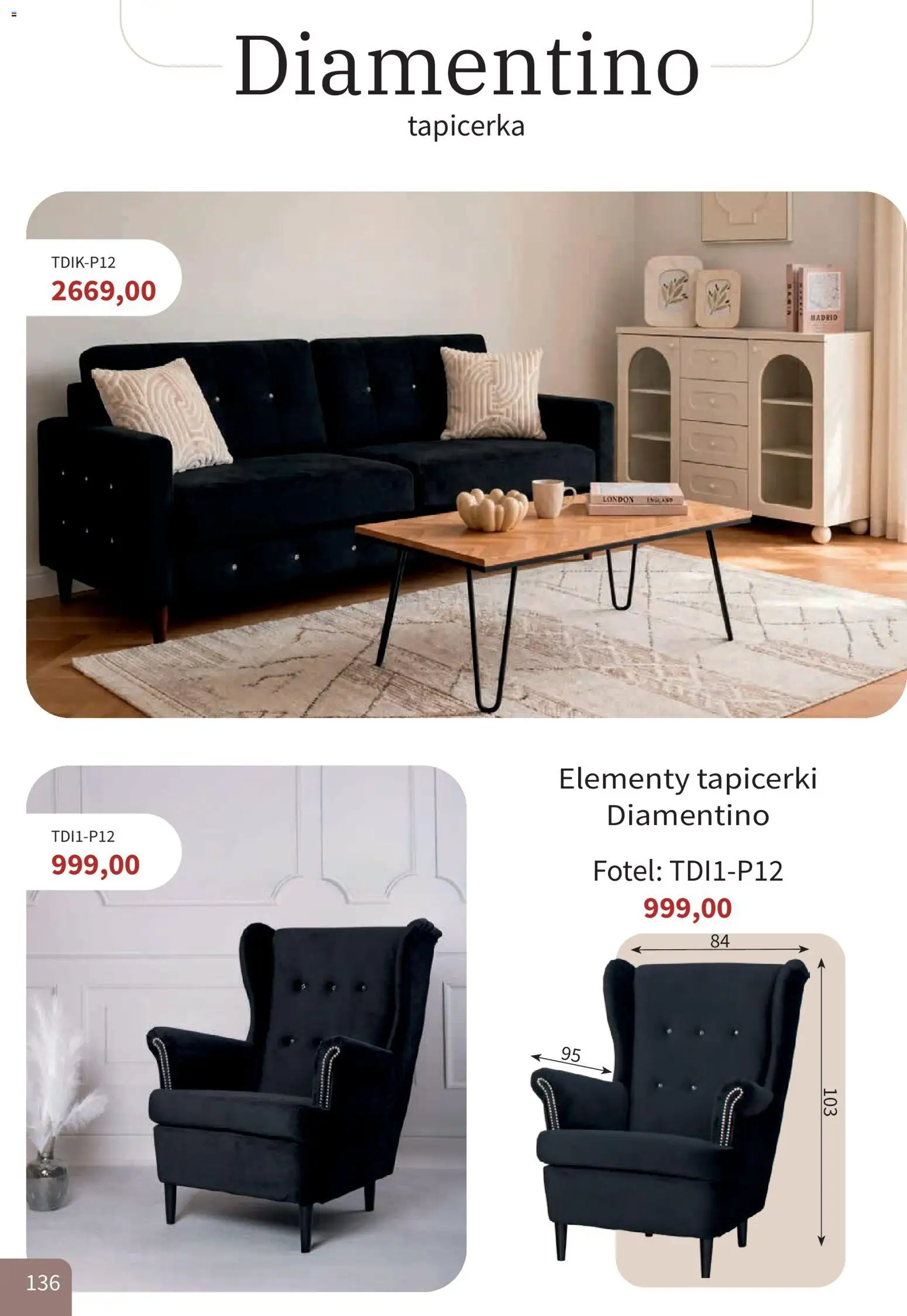 Bodzio Katalog od 01.10.2026 | Strona: 136 | Produkty: Fotel