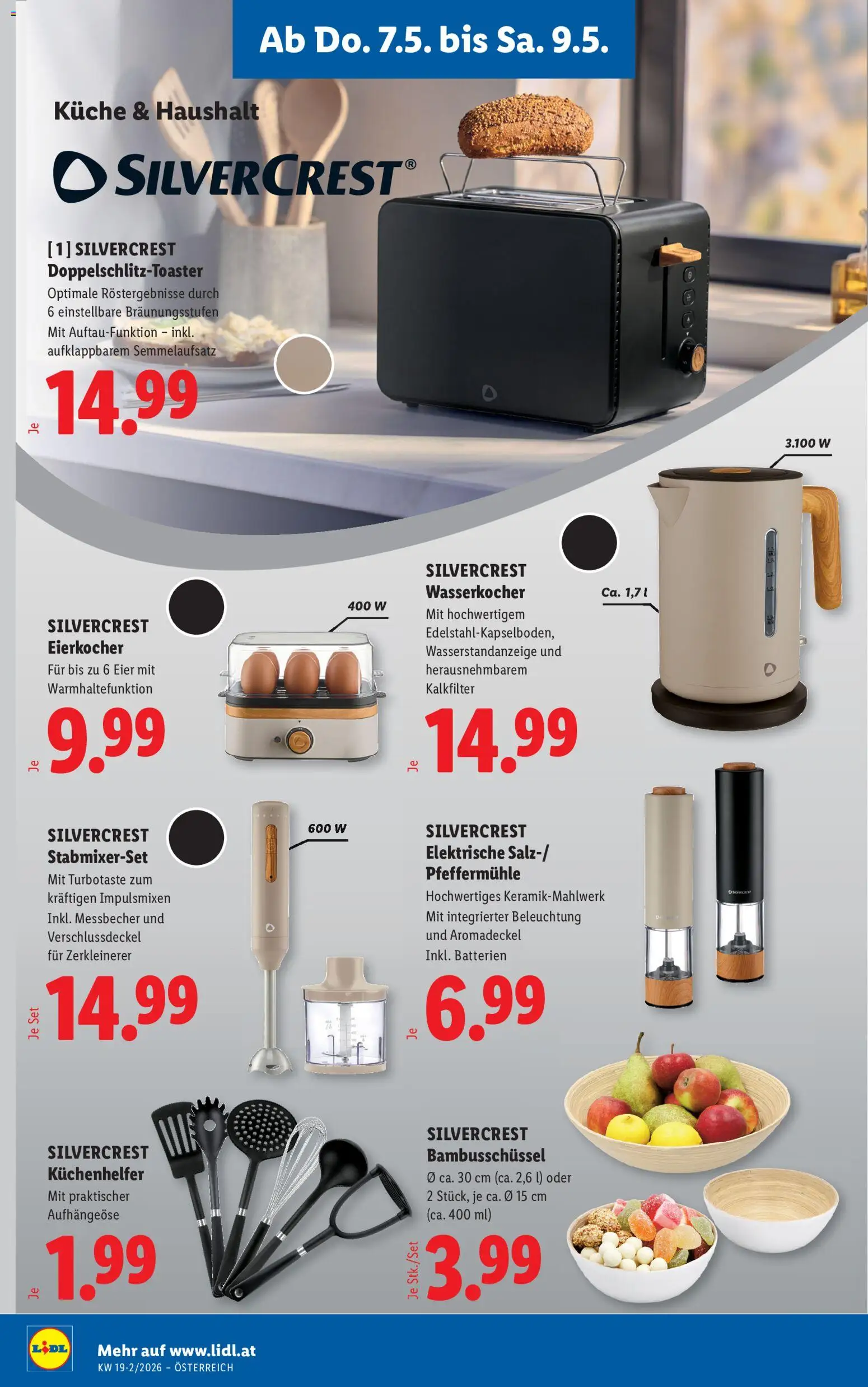 Lidl Flugblatt - Eisenstadt, Ebenfurth, Mattersburg gültig ab 07.05.2026 | Seite: 20 | Produkte: Wasserkocher, Eier
