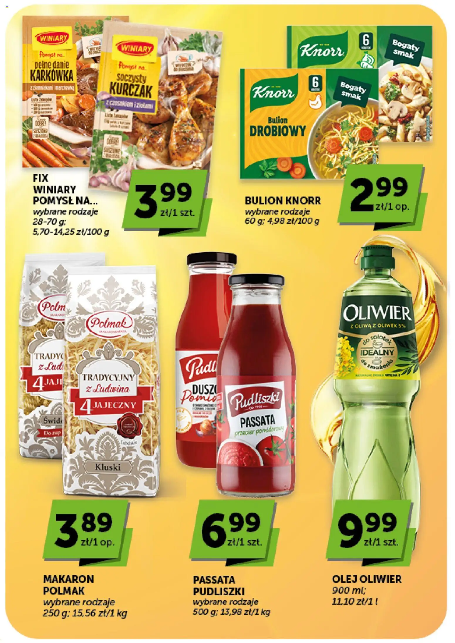 ABC gazetka - Market od 23.07.2026 | Strona: 22 | Produkty: Bulion drobiowy, Kurczak, Olej, Makaron