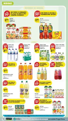 Pré-visualização Pingo Doce folheto válido de 13/10/2026 | Página: 26 | Produtos: Agua, Refrigerante, Manga, Bebidas