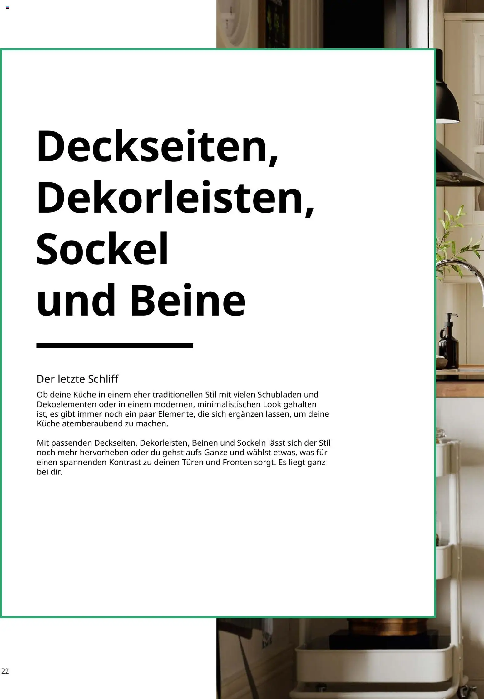 Ikea Prospekt 	 – gültig ab 01.04.2025 | Seite: 22 | Produkte: Küche