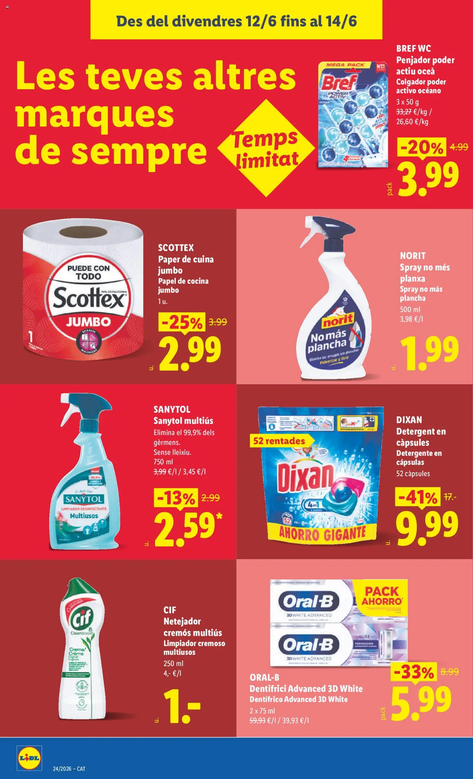 Lidl folleto │ válido desde el 08.06.2026 | Página: 48 | Productos: Detergente, Cocina, Plancha