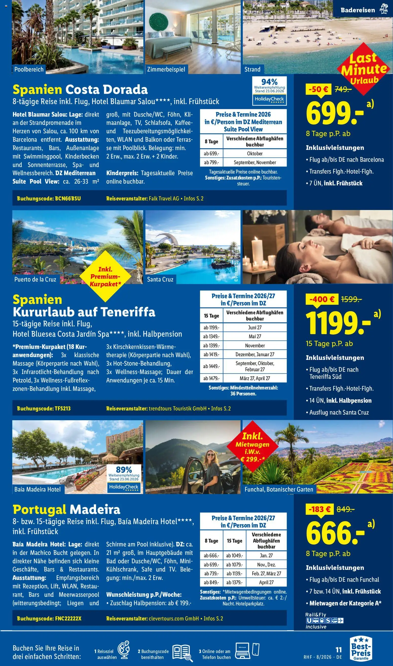Lidl Reisen Prospekt – gültig ab 29.07.2026 | Seite: 11 | Produkte: Kaffee, Bad, Telefon