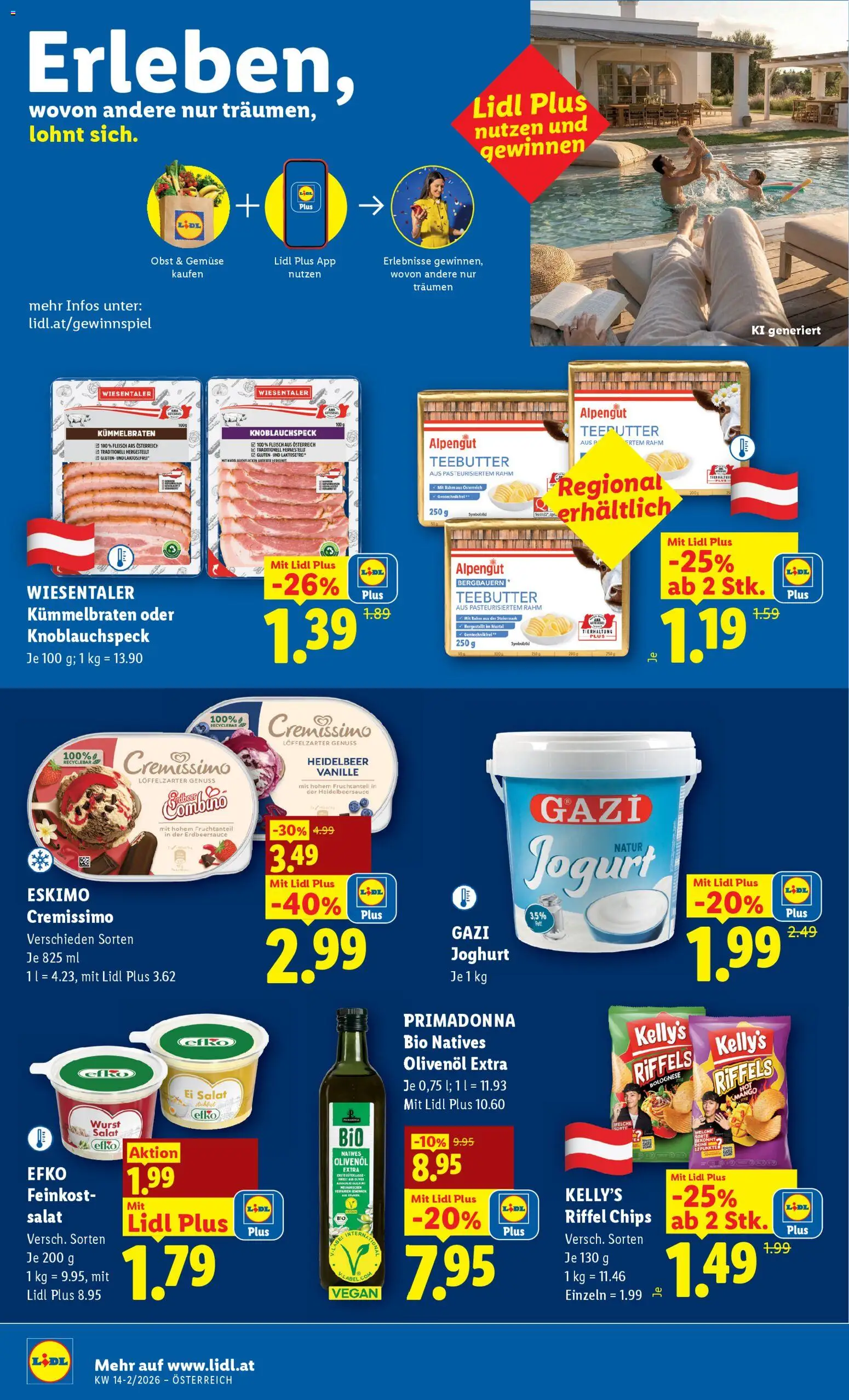Lidl - Flugblatt gültig ab 02.04.2026 | Seite: 18 | Produkte: Chips, Salat, Gemüse, Joghurt