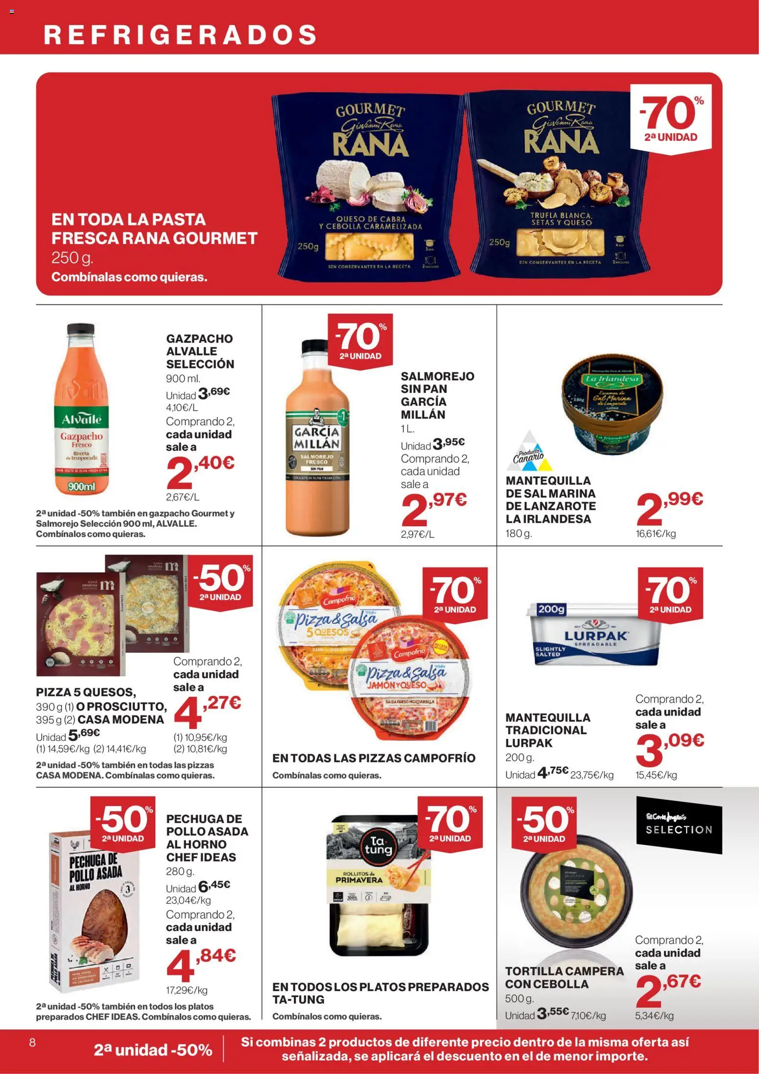 Supercor Canarias │ válido desde el 30/07/2026 | Página: 8 | Productos: Pan, Pizza, Horno, Συσκευή ροής