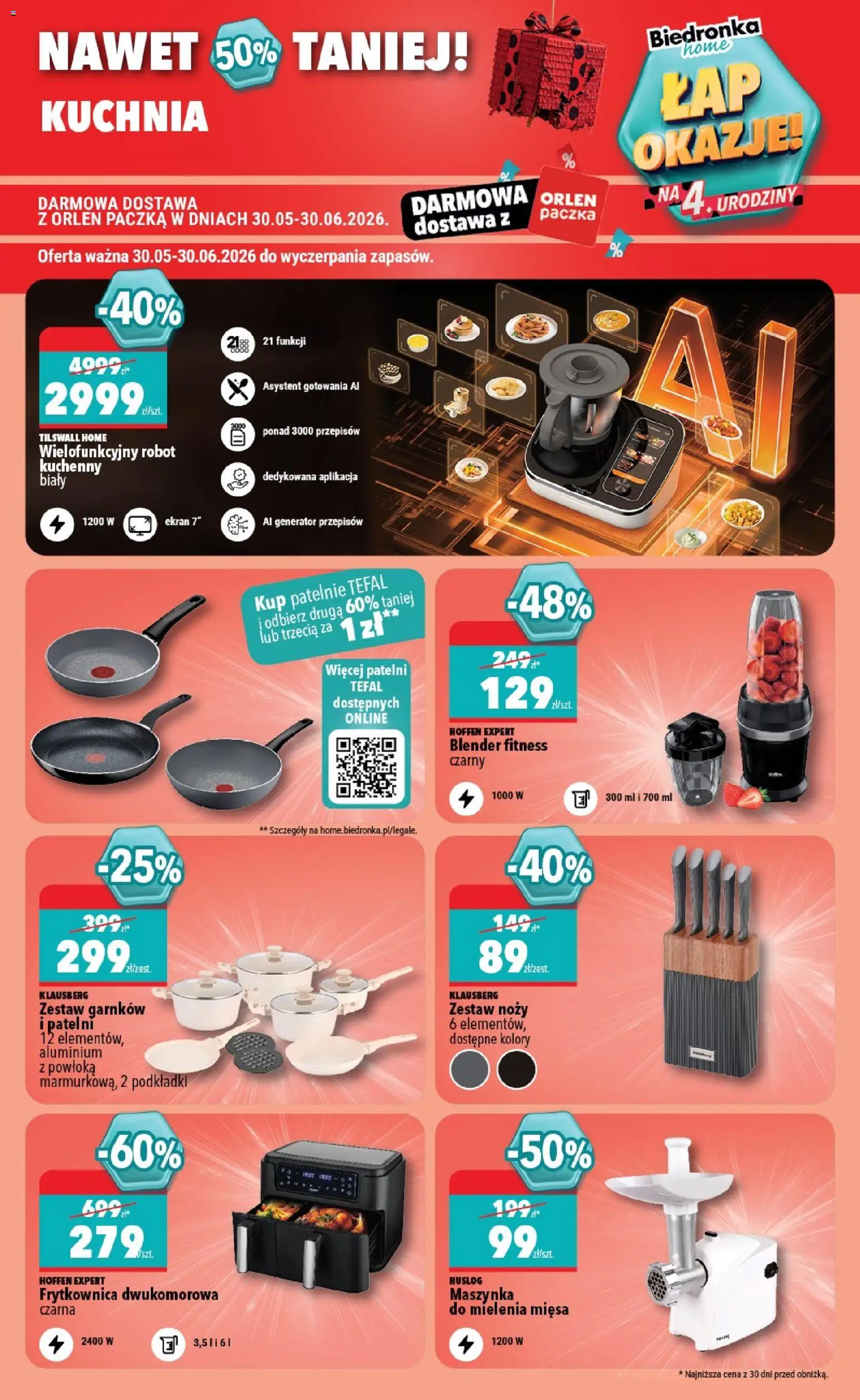 Biedronka Polsko leták - Home oferta od 30.05.2026 | Strana: 5 | Produkty: Robot, Tefal