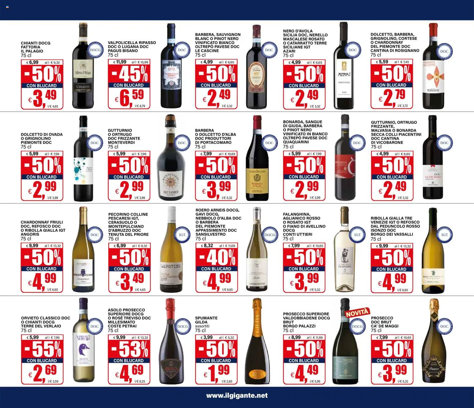 Volantino Il Gigante del 21/09/2026 | Pagina: 29 | Prodotti: Prosecco, Spumante, Pecorino, Prosecco D.O.C.