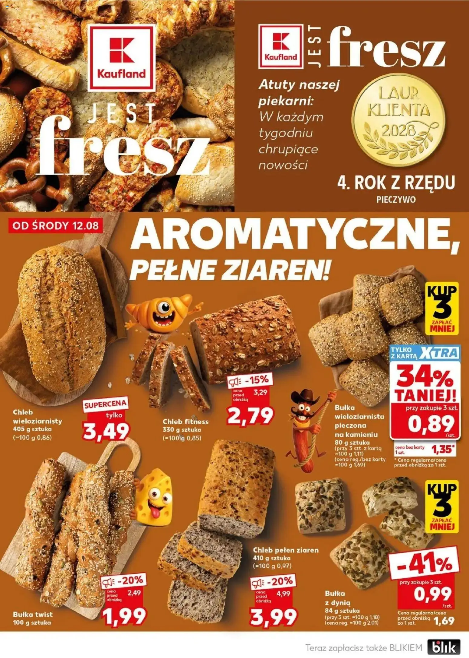 Kaufland gazetka - Super Piątek od 14.08.2026 - od jutra PDF | Strona: 16 | Produkty: Pieczywo, Dynia, Chleb fitness, Chleb