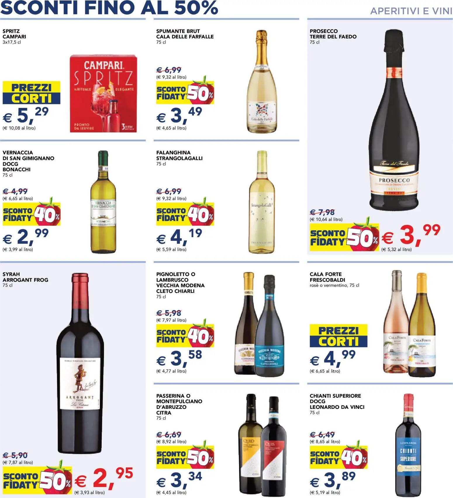 Volantino Esselunga S del 08.06.2026 | Pagina: 11 | Prodotti: Prosecco, Spumante