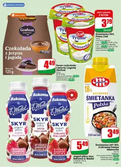 Pogląd oferty "Jogurt pitny skyr Bakoma & Wedel, Jogurt pitny skyr Bakoma & Wedel, 3 rodzaje, 300 g" - ważna od 29.04.2026 | Strona: 47