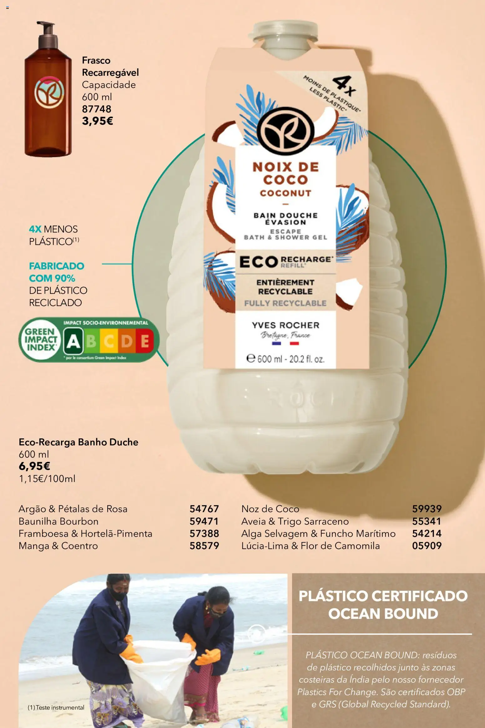 Yves Rocher Catalogo 13 │ válido de 21/10/2026 | Página: 61 | Produtos: Baunilha, Manga, Banho, Coco