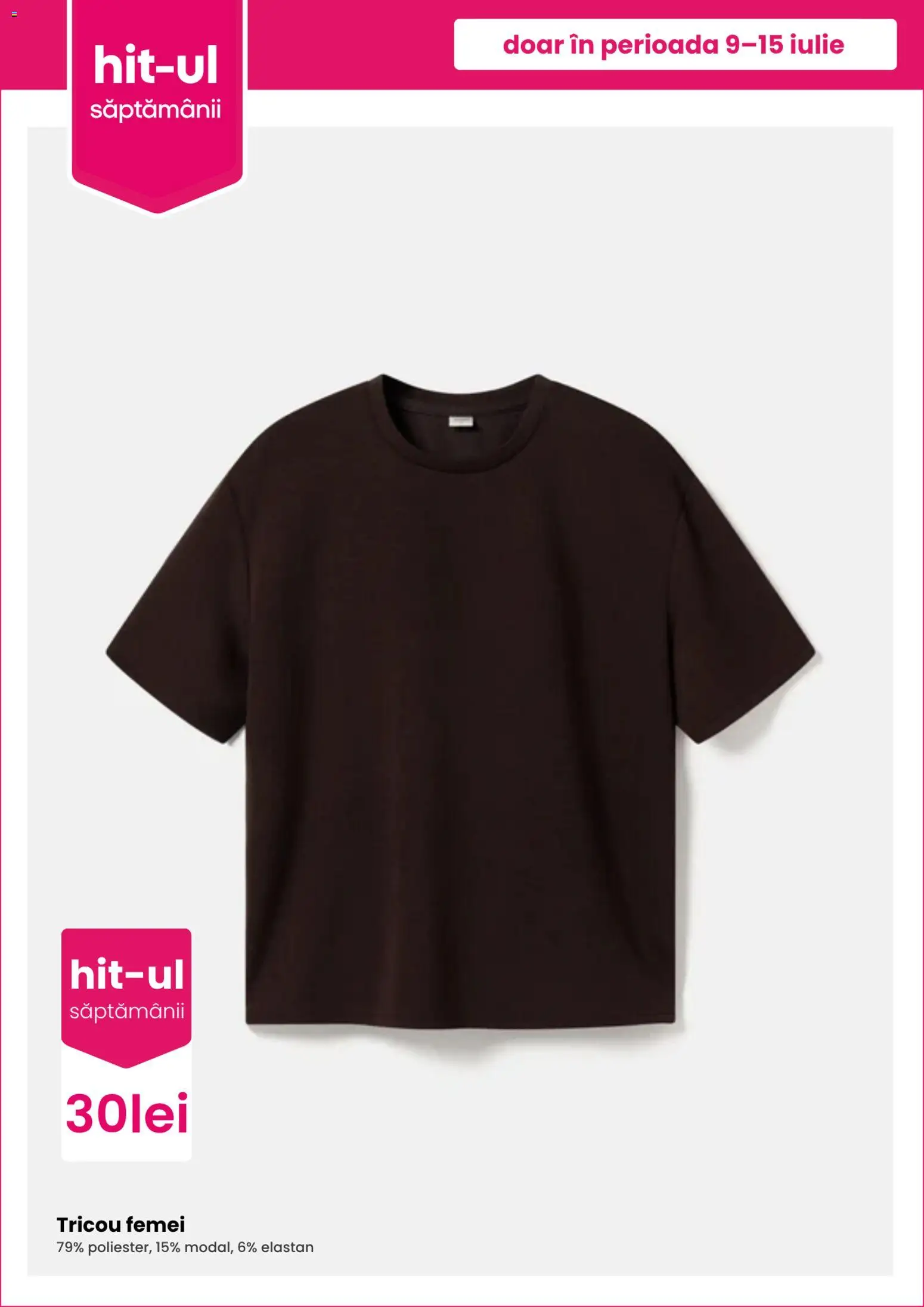 Noul catalog Pepco – valabil de la 09.07.2026 | Pagină: 4 | Produse: Tricou