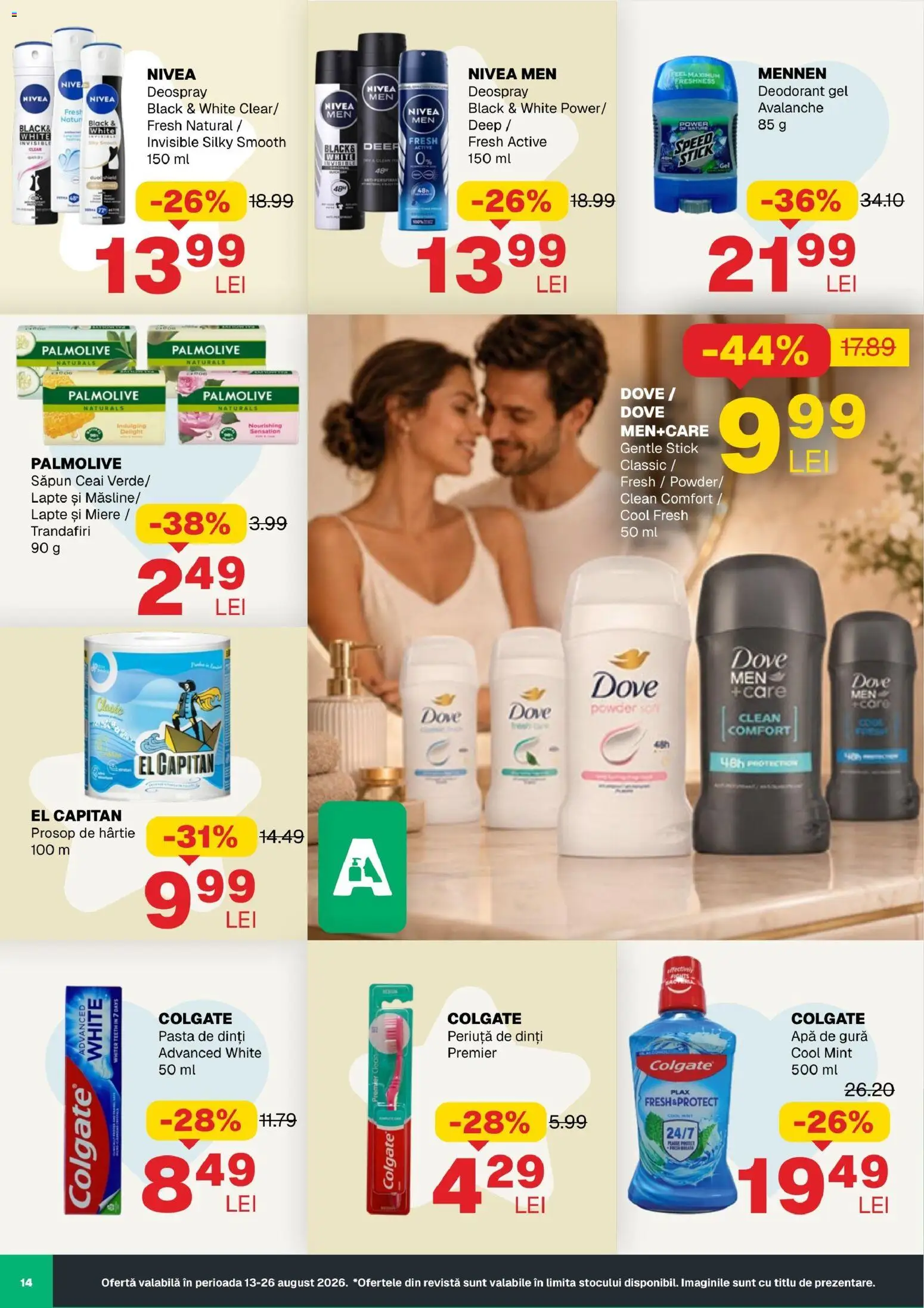 Noul catalog Annabella – valabil de la 13.08.2026 | Pagină: 14 | Produse: Lapte, Periuță de dinți, Ceai, Black