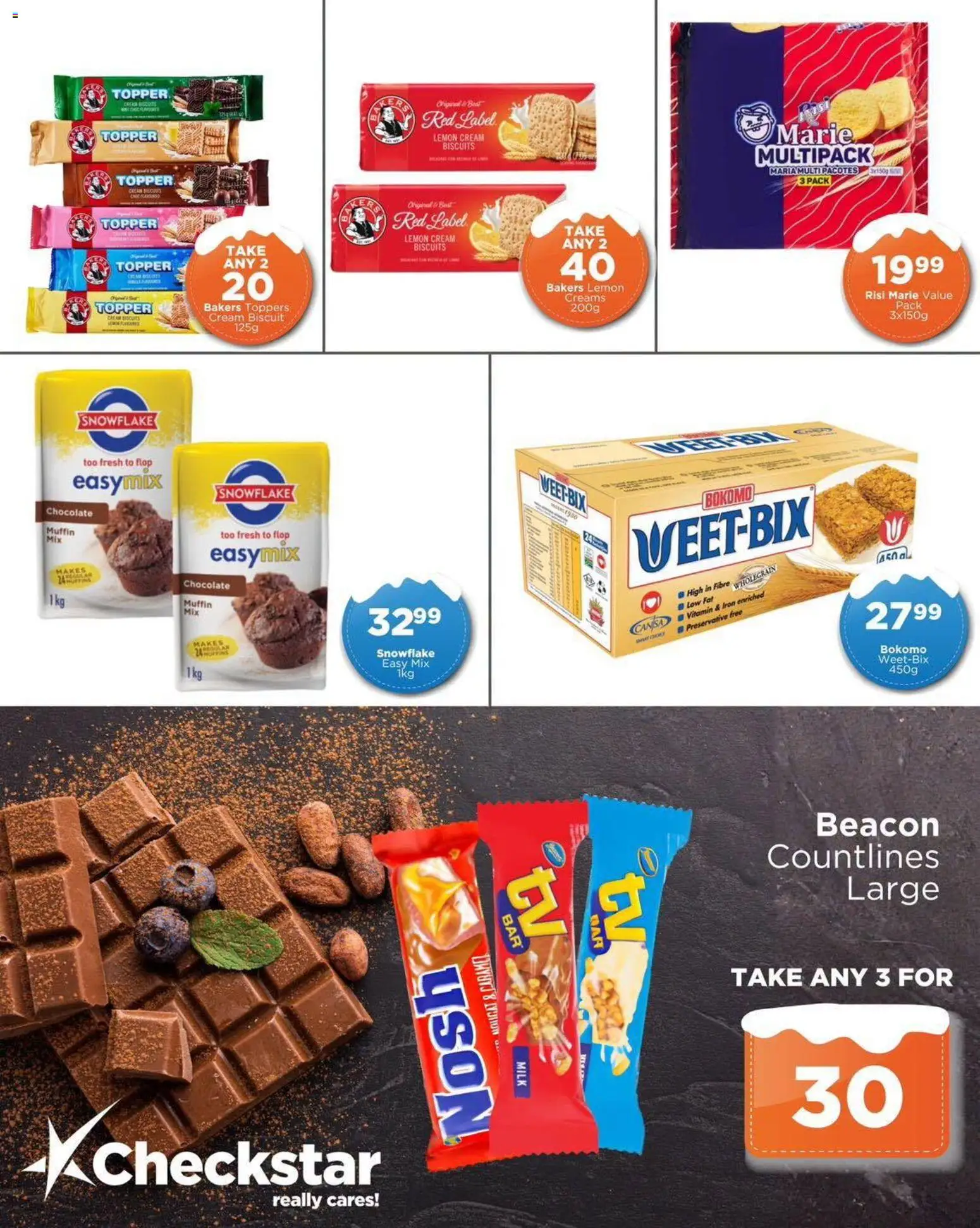 New Check Star catalogue – valid from 12/08/2026 | Page: 7 | Products: Iron, Milk, Chocolate, Cream