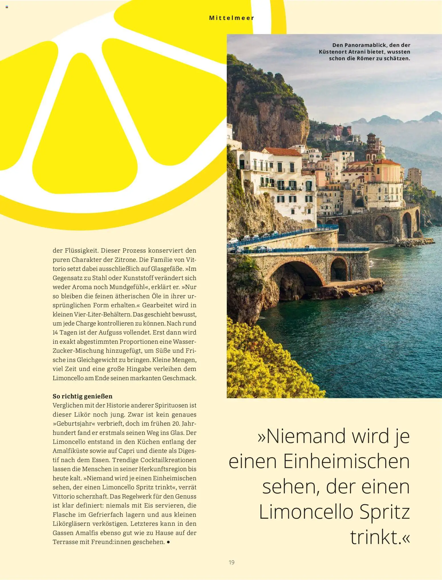 Aida Magazin – gültig ab 05.06.2026 | Seite: 19 | Produkte: Likör, Wasser, Limoncello, Kuchen