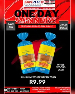 Saverite specials catalogue – valid from 06.05.2026