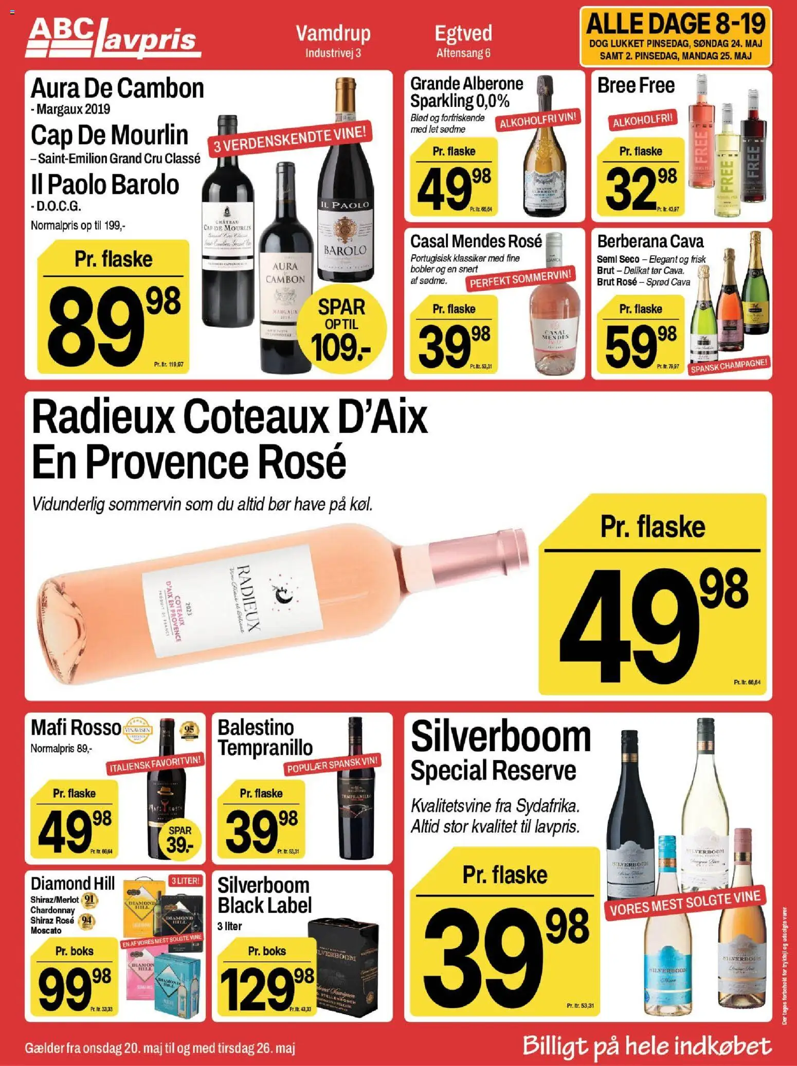 Abc Lavpris tilbudsavis – gyldig fra 20.05.2026 | Side: 3 | Produkter: Boks, Vin, Søm