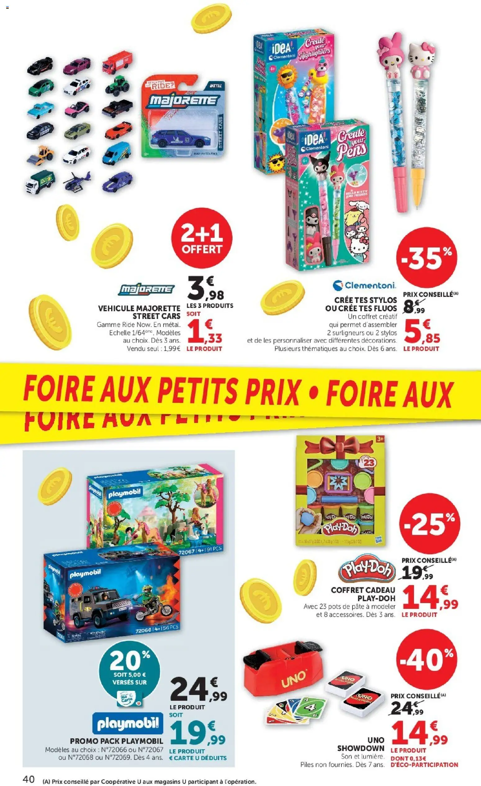 {H1} | Page: 40 | Produits: Playmobil, Coffret cadeau, Pâte à modeler, Pâte