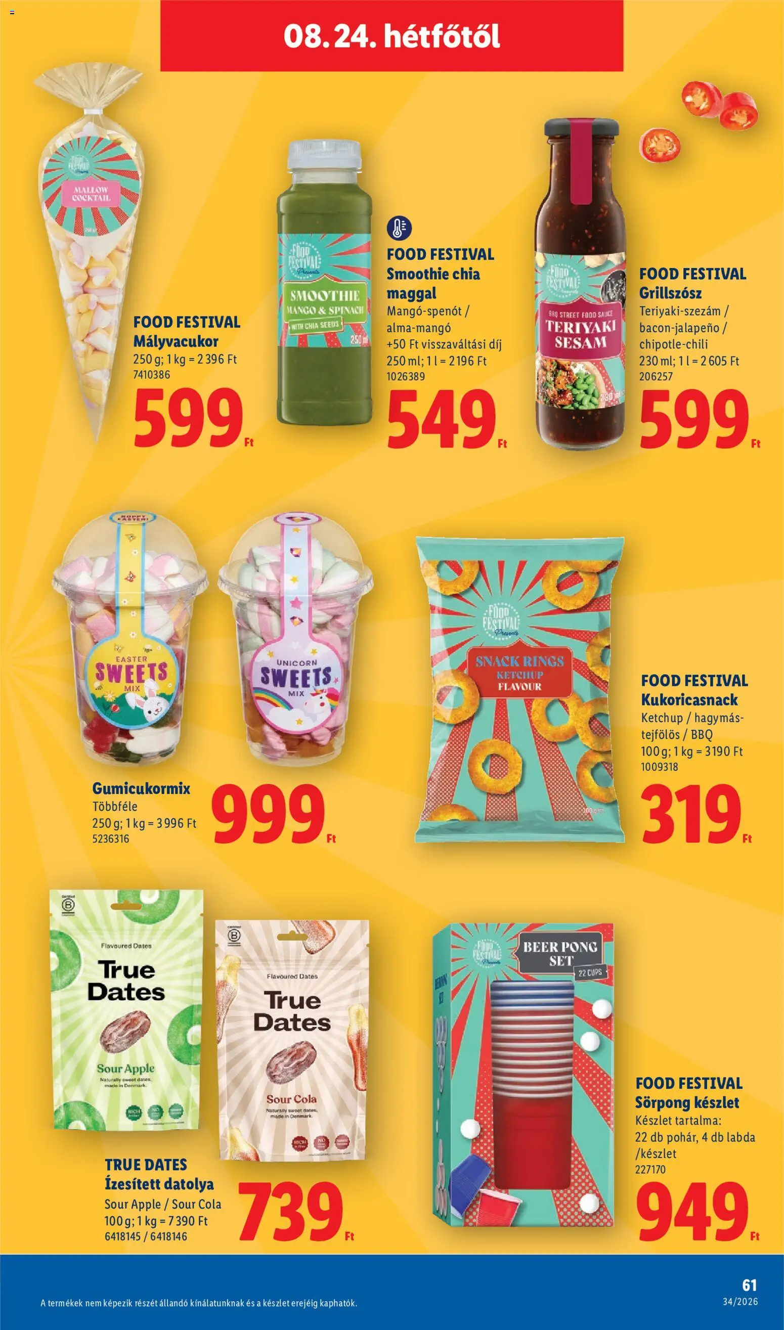 Lidl akciós ujság - amely érvényes a következő dátumtól: 2026.08.19. | Oldal: 61