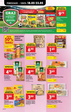 Pogląd oferty "Baton Nestlé, 17-25 g, różne rodzaje" - ważna od 18.05.2026 | Strona: 62 | Produkty: Bekon, Paluszki, Orzeszki ziemne, Corn Flakes