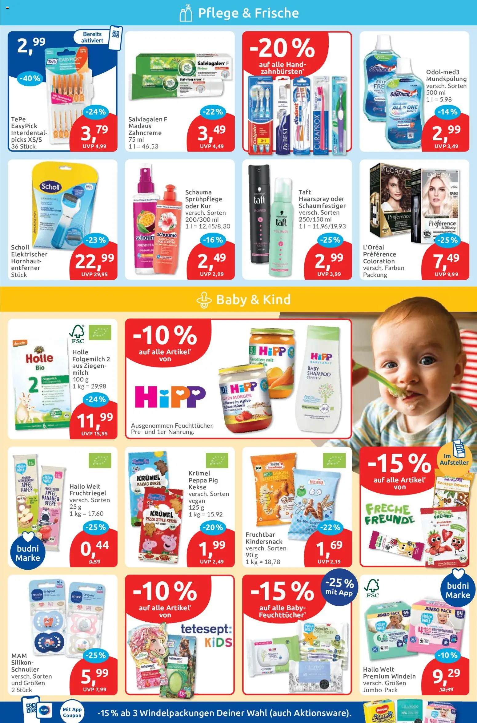 Budni Prospekt – gültig ab 27.07.2026 | Seite: 3 | Produkte: Shampoo, Donuts, Pizza, Kekse
