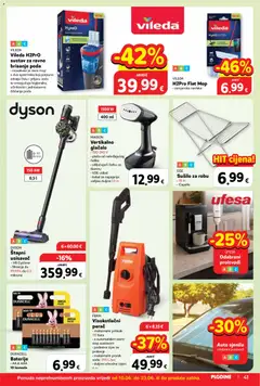 Plodine Katalog - Pregled kataloga iz trgovine Plodine, vrijedi od 10.06.2026 | Stranica: 41 | Proizvodi: Usisavač, Cijevi, Utikač, Kabel