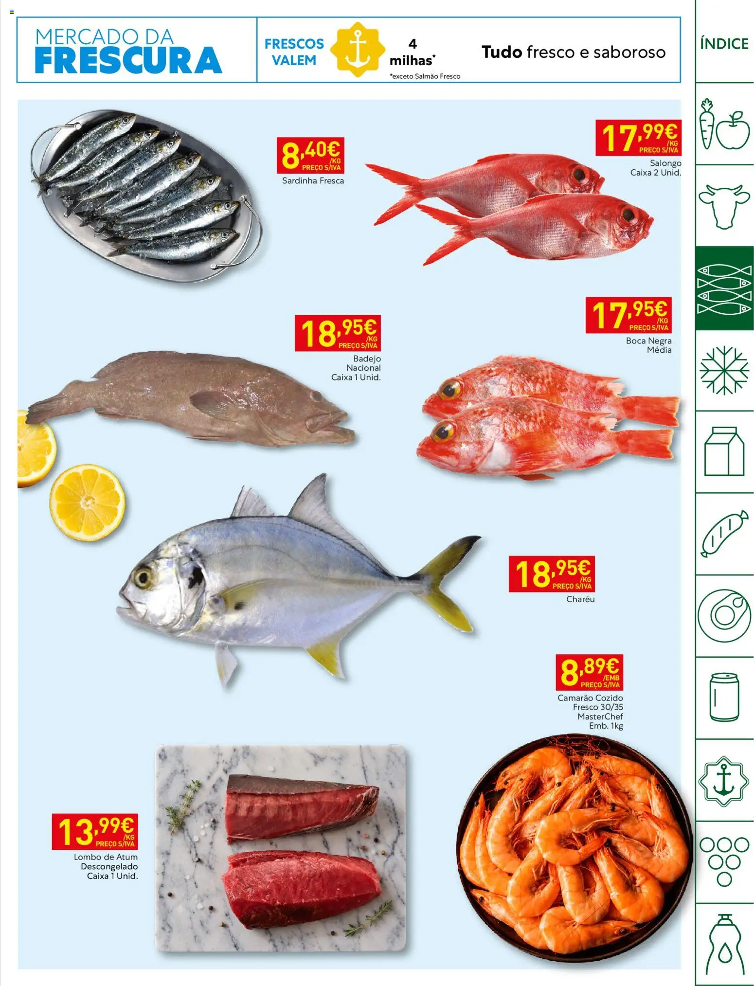 Recheio folheto Horeca Madeira │ válido de 20/10/2026 | Página: 7 | Produtos: Atum, Camarão, Salmão, Caixa