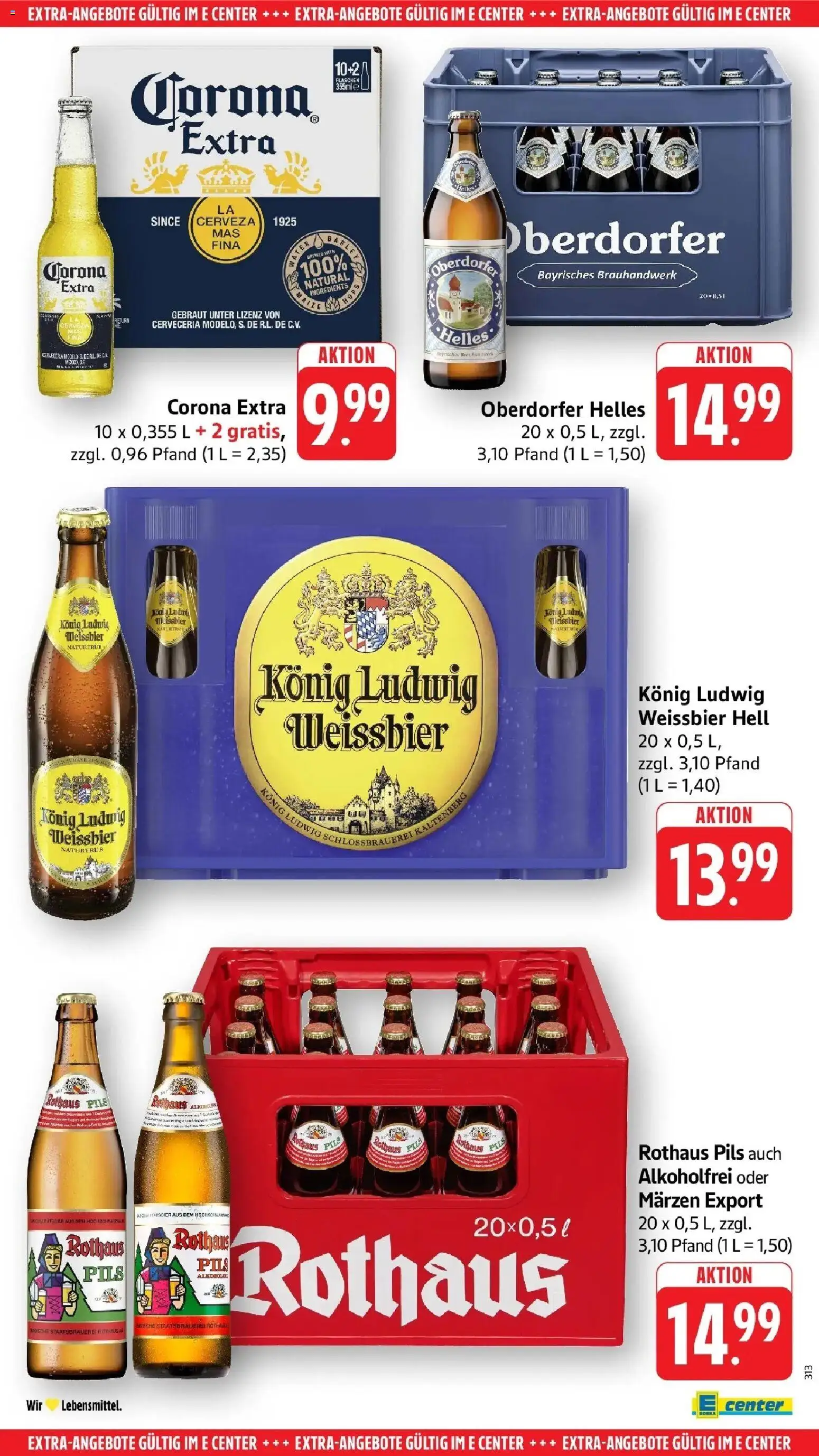 E center Prospekt Waldshut-Tiengen – gültig ab 26.05.2026 | Seite: 57 | Produkte: Weißbier, Pils