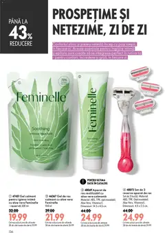 Ofertele Oriflame valabile de la 19.08.2026 | Pagină: 136 | Produse: Gel de ras, Aparat De Ras, Aloe vera, Aparat