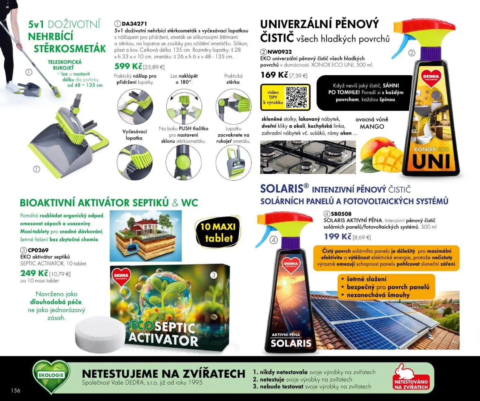 Nové Dedra akcie – leták je platný od 01.08.2026 | Strana: 56 | Produkty: Tablet, Video, Pena