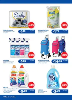 Anteprima del volantino Acqua e Sapone volantino Bovalino valido a partire dal 31/08/2026 | Pagina: 7 | Prodotti: Anticalcare, Limone, Lavatrice, Bagno