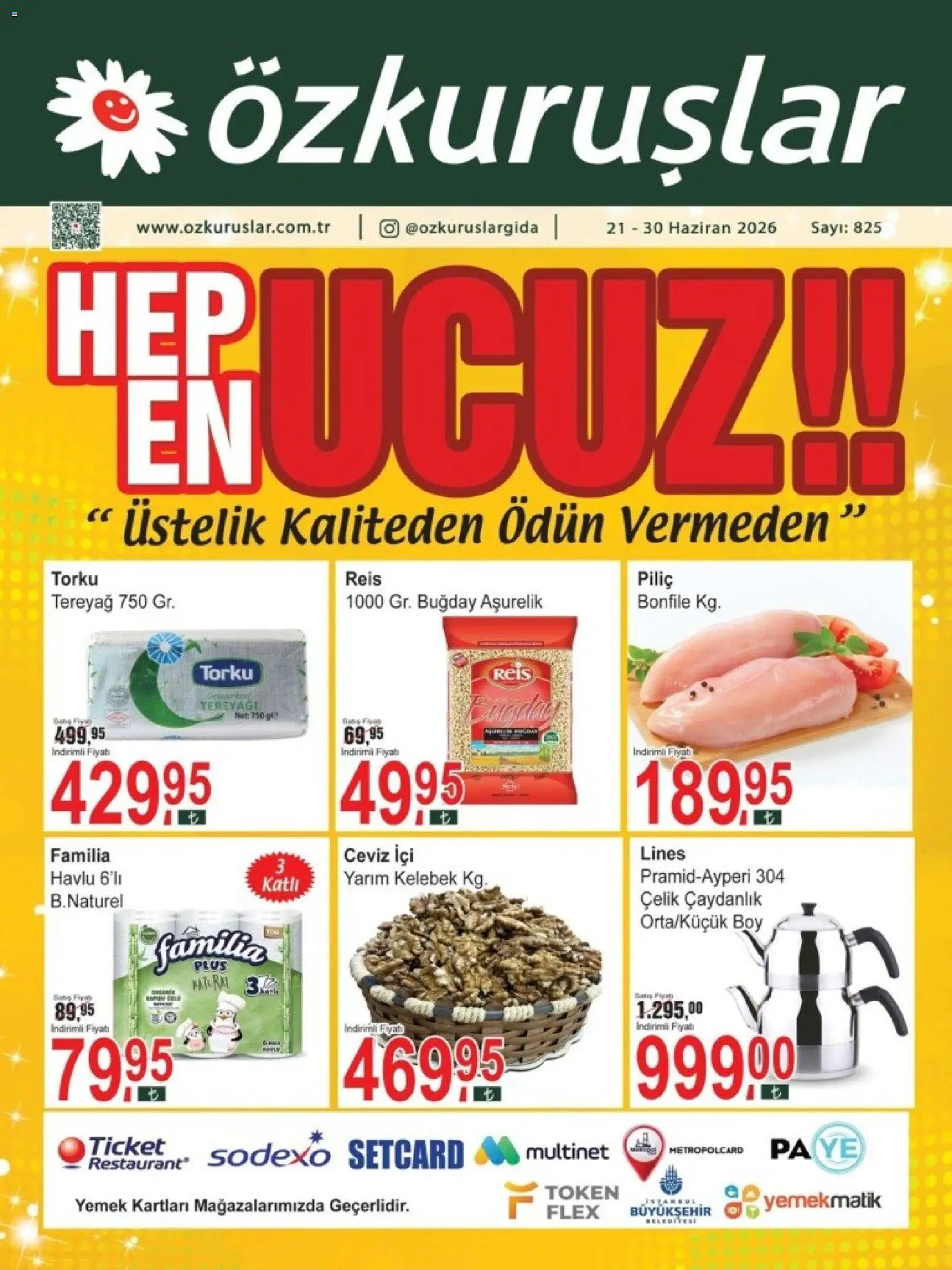Özkuruşlar Katalog - 21.06.2026 tarihinden itibaren geçerlidir | Sayfa: 1
