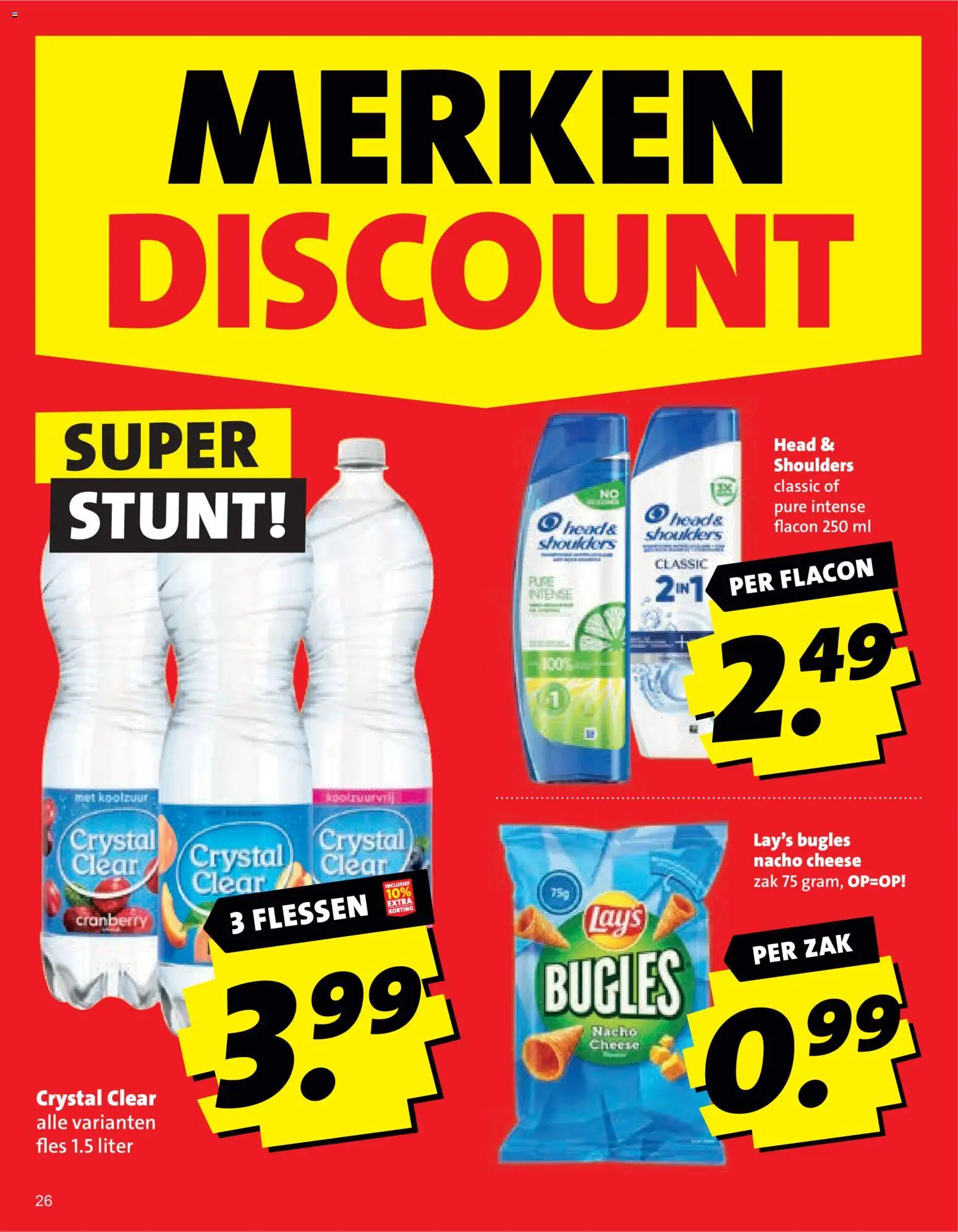 {H1} | Pagina: 26 | Producten: Head & Shoulders, Fles, Zak