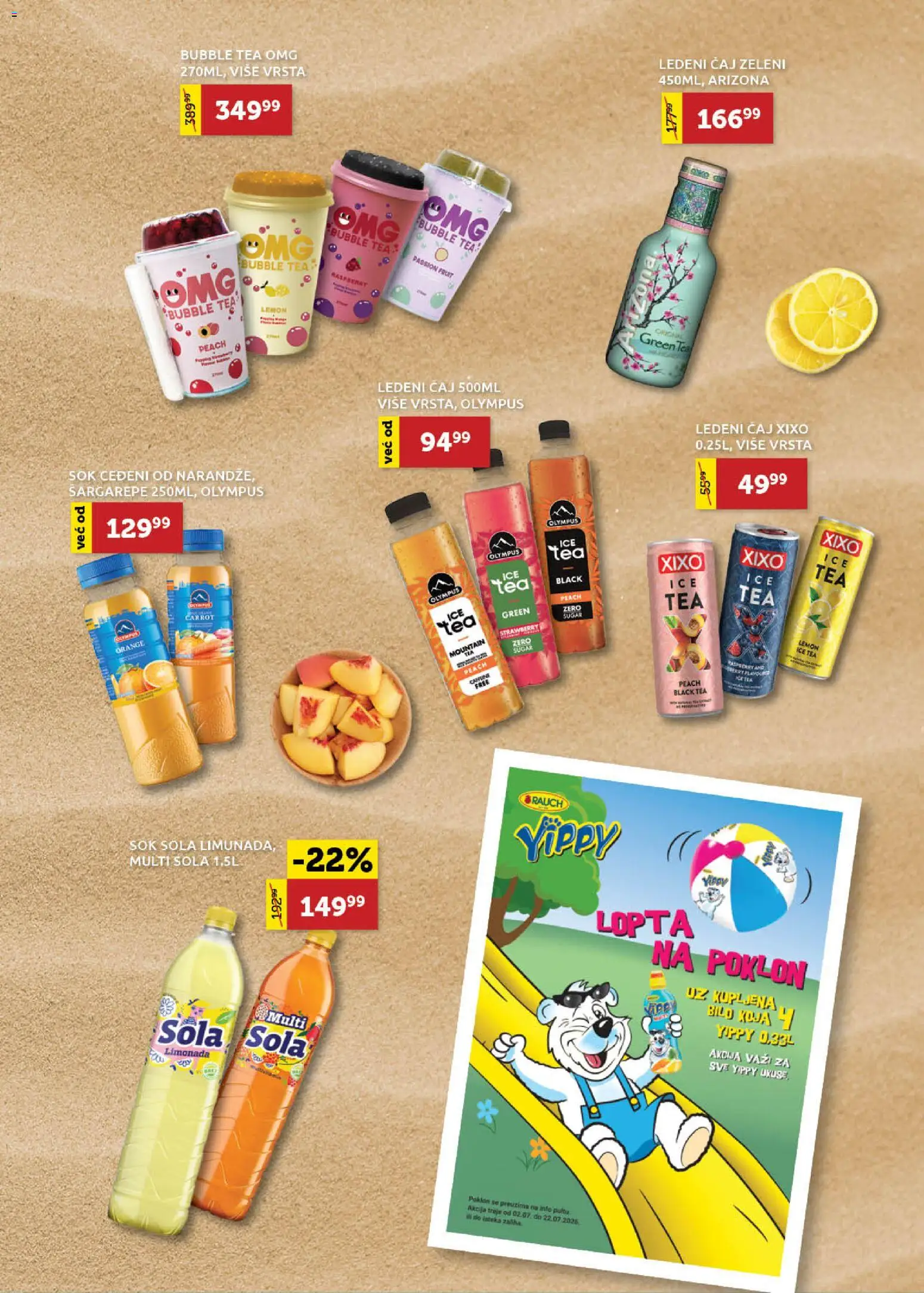 SuperVERO katalog - važi od 02.07.2026 | Strana: 13 | Proizvode: Lopta, Sok, Čaj