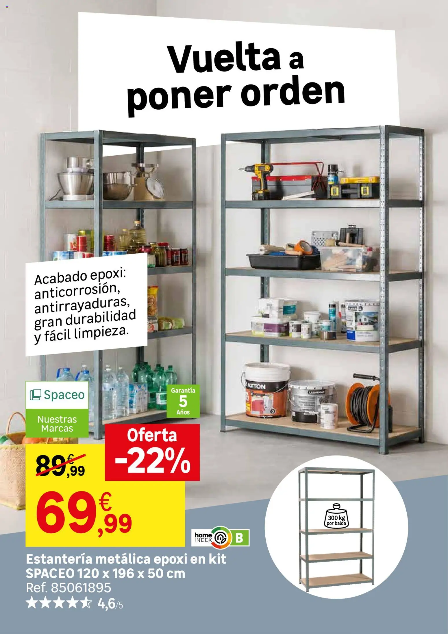 Leroy Merlin catálogo │ válido desde el 25/08/2026 | Página: 17 | Productos: Estantería, Estantería metálica