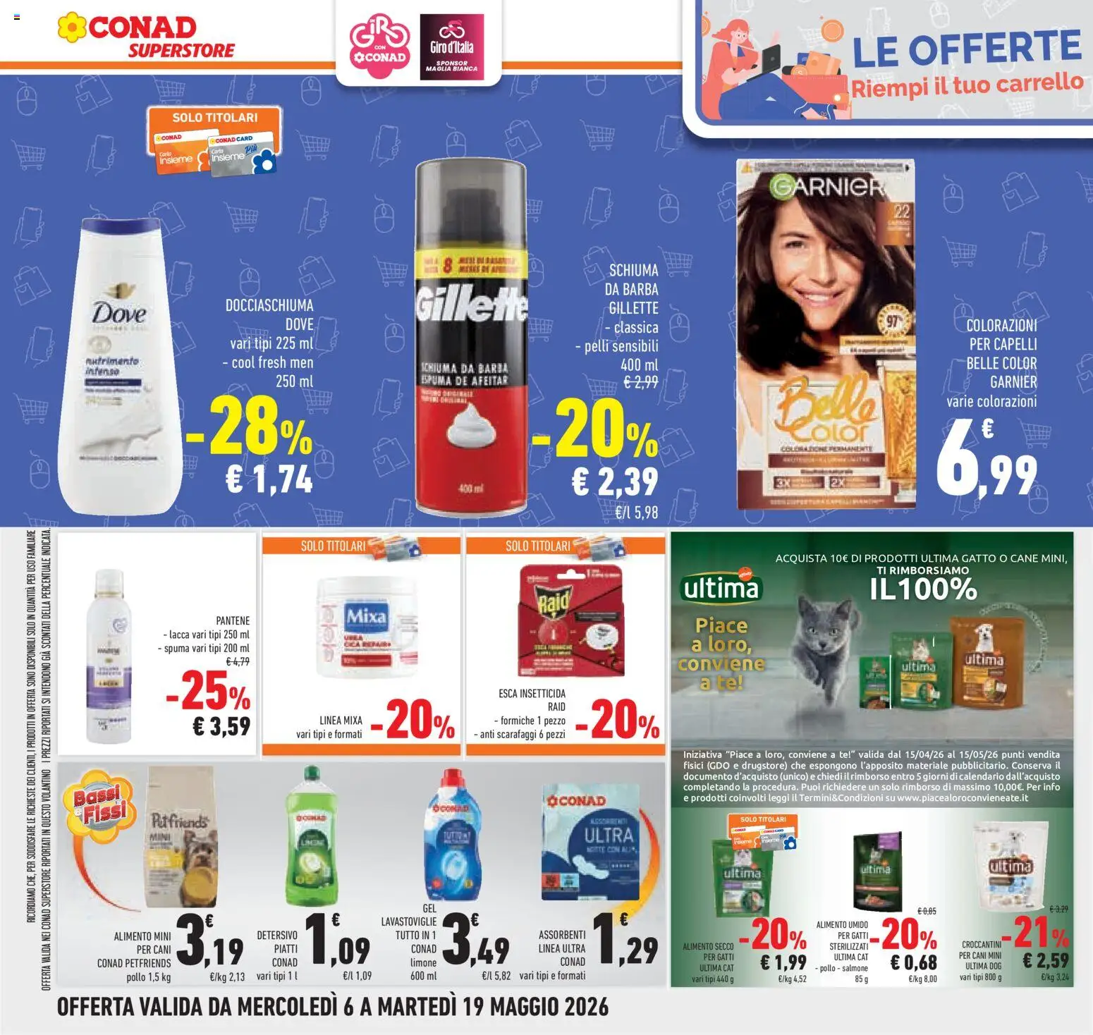 Volantino Conad del 06.05.2026 | Pagina: 46 | Prodotti: Schiuma da barba, Salmone, Limone, Carrello