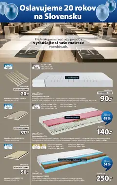 JYSK leták platný od 21.09.2026 | Strana: 12 | Produkty: Matrace, Matrac, Pena
